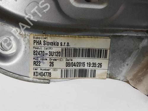 Front left window mechanism KIA SPORTAGE III (SL) 1.6 GDI | BP16720195C22 