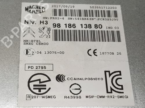 Radio CITROËN C4 CACTUS 1.2 VTi 82 | BP28795811E6