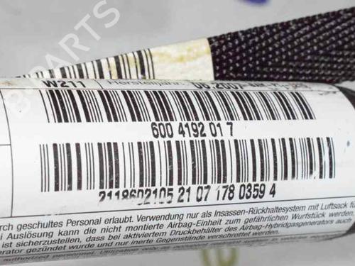 Left curtain airbag MERCEDES-BENZ E-CLASS (W211) E 220 CDI (211.008) | BP778012C11 