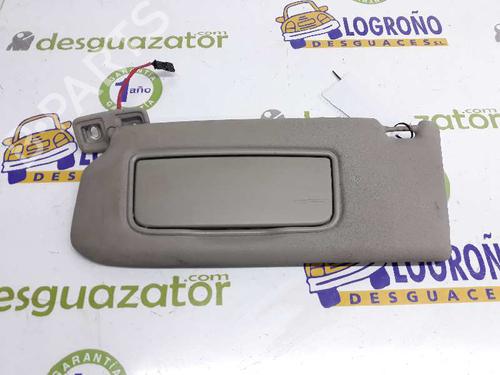 Left sun visor VOLVO C30 (533) 1.6 D 39856455 | 39856455 | CON ILUMINACION Y ESPEJO. |
