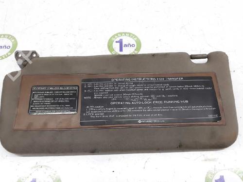 Used Left sun visor NISSAN PATROL GR V Wagon (Y61) 3.0 DTi (158 hp) 5818617