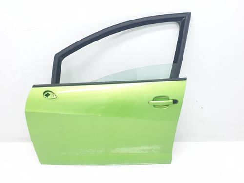 Left front door SEAT IBIZA IV (6J5, 6P1) 1.0 TSI 6J4831055  | 6J4831055  | COLOR VERDE S6Q   |