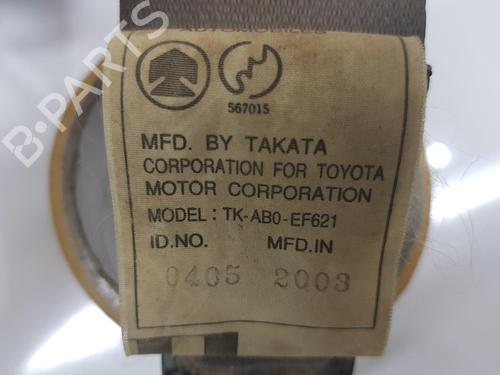 Rear right seatbelt TOYOTA LAND CRUISER PRADO (_J12_) 3.0 D-4D (KDJ120, KDJ125) | BP17651934I28 