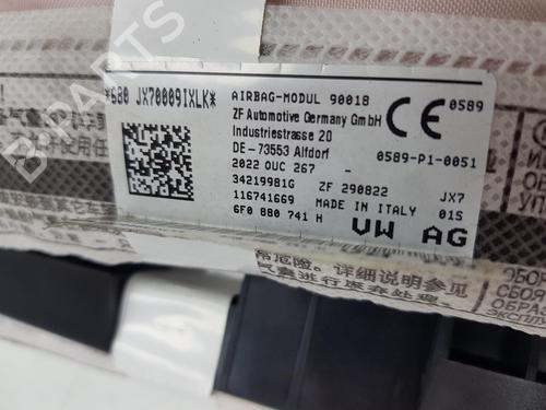 Venstre gardin kollisjonspute SEAT IBIZA V (KJ1, KJG) 1.0 MPi | BP12848232C11 