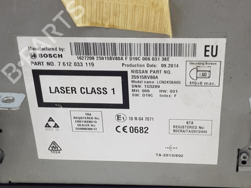 Radio NISSAN JUKE (F15)  | BP31132875E6 