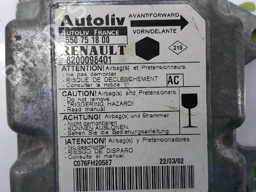 ECU airbags RENAULT KANGOO (KC0/1_)  | BP1544109M53