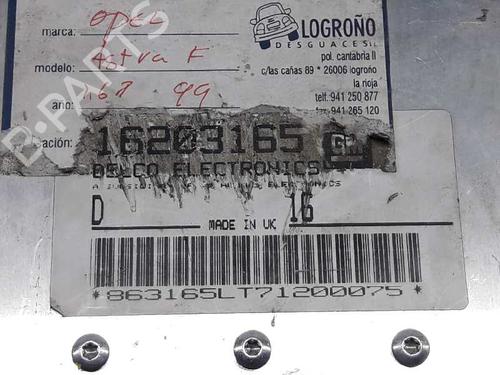 Engine control unit (ECU) OPEL ASTRA F Saloon (T92) 1.6 i 16V (F19, M19) | BP1282146M57 