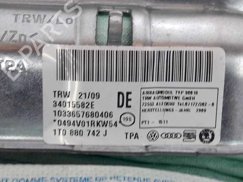Right curtain airbag VW TOURAN (1T1, 1T2) 1.9 TDI | BP5047706C12 