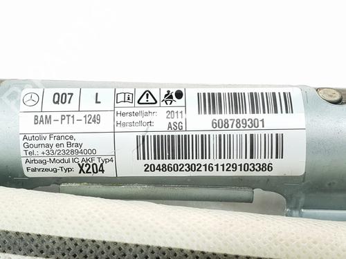 Left curtain airbag MERCEDES-BENZ GLK-CLASS (X204) 220 CDI 4-matic (204.984, 204.997) | BP22714155C11 