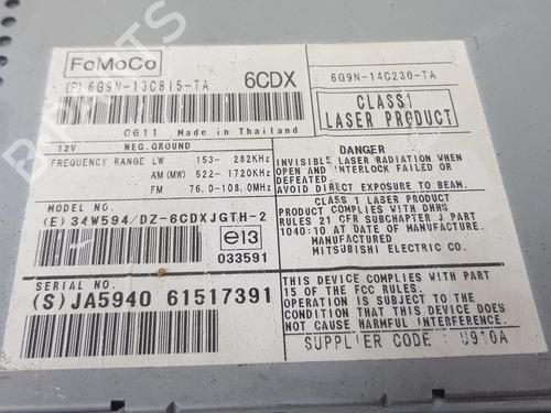 Radio LAND ROVER FREELANDER 2 (L359) 2.2 TD4 4x4 | BP18019894E6 