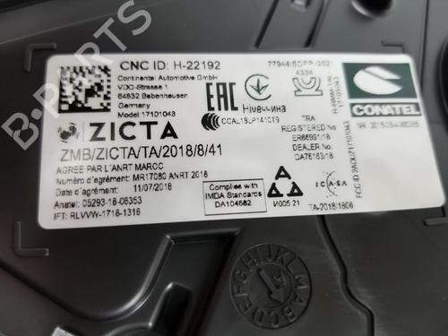 Instrument cluster SEAT IBIZA V (KJ1, KJG) 1.0 MPi | BP13505928C47 
