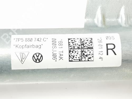 Right curtain airbag PORSCHE CAYENNE (92A) 3.0 Diesel | BP29466986C12 
