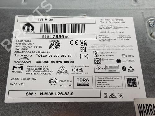 Radio OPEL ASTRA L Sports Tourer (O5)  | BP25793702E6 