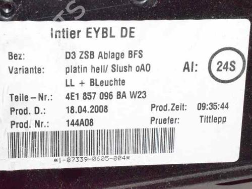 Glove box AUDI A8 D3 (4E2, 4E8) 4.2 FSI quattro | BP855002C95 