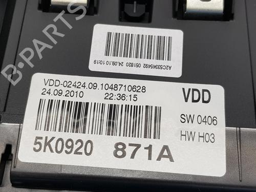 Instrument cluster VW GOLF VI (5K1) 2.0 TDI 4motion | BP21003207C47 