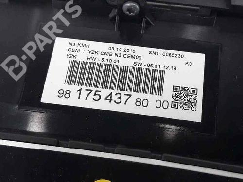 Instrument cluster CITROËN SPACETOURER Bus (V_) 1.6 BlueHDi 115 | BP5021768C47 