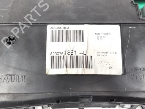 Instrument cluster RENAULT CLIO III (BR0/1, CR0/1)  | BP9579319C47 
