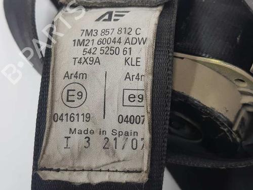 Rear right seatbelt SEAT ALHAMBRA (7V8, 7V9) 2.0 TDI | BP7511680I28 