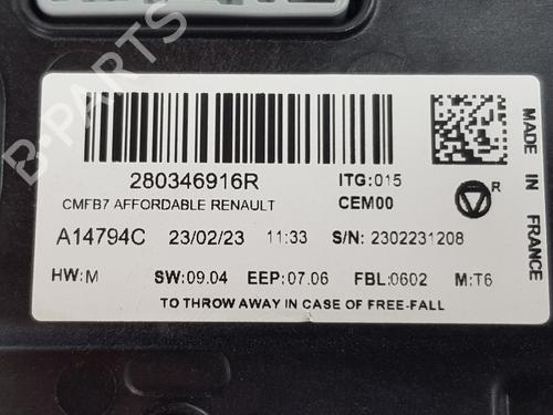 Display monitor RENAULT CLIO V (B7_) | BP37491049C48 - Image 3