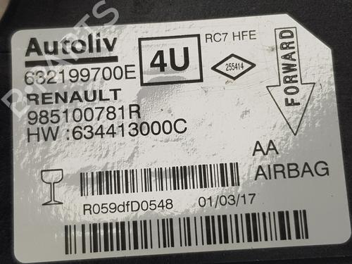 Airbag Kit RENAULT KADJAR (HA_, HL_) 1.5 dCi 110 (HLA3) | BP32234868C86