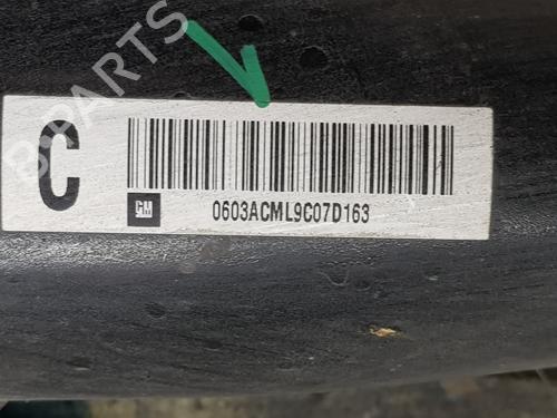 Rear axle OPEL ASTRA K (B16) 1.6 CDTi (68) | BP21570837M2 