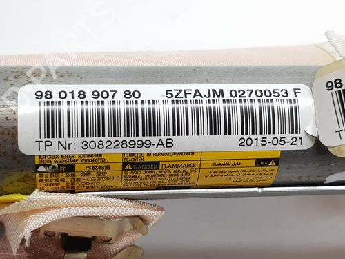 Left curtain airbag CITROËN C4 II (NC_)  | BP29313376C11 