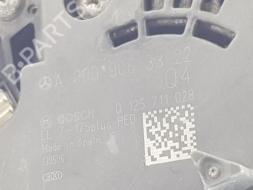Alternator MERCEDES-BENZ CLA Coupe (C117) CLA 220 CDI / d (117.303) | BP29185784M7 