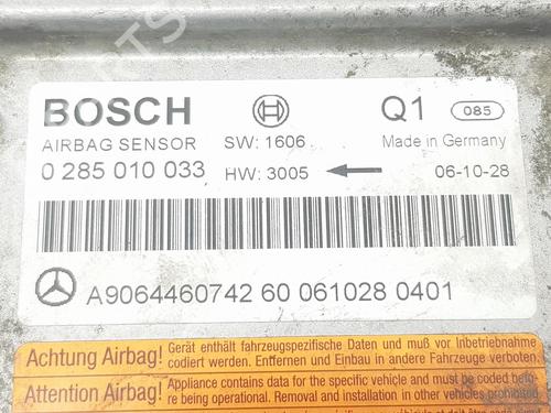 ECU airbags MERCEDES-BENZ SPRINTER 5-t Platform/Chassis (B906) 515 CDI (906.153, 906.155, 906.253, 906.255) | BP10178519M53 