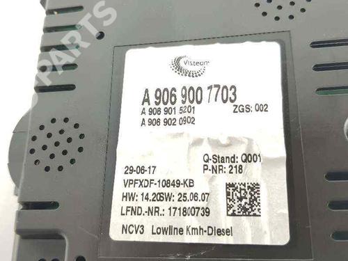 Instrument cluster MERCEDES-BENZ SPRINTER 3,5-t Van (B907, B910) 319 CDI RWD (907.633, 907.635, 907.637) | BP7642736C47 