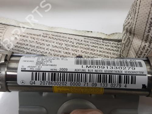 Right curtain airbag MERCEDES-BENZ E-CLASS Coupe (C207) E 250 CDI / BlueTEC / d (207.303, 207.304) | BP17743516C12 
