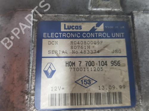 Engine control unit (ECU) RENAULT CLIO II (BB_, CB_) 1.9 D (B/CB0E, BB0J) | BP12142996M57 