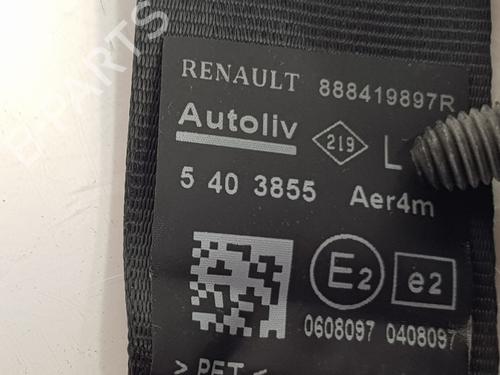 Rear left seatbelt RENAULT MEGANE III Hatchback (BZ0/1_, B3_) 1.5 dCi (BZ09, BZ0D, BZ1W, BZ29, BZ14) | BP29456665I29 