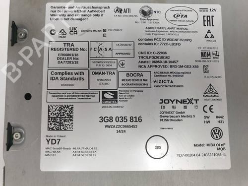 Electronic module VW T-ROC (A11, D11) 1.5 TSI | BP38472688M83 - Image 3