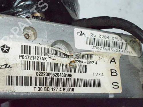 ABS pump CHRYSLER VOYAGER IV (RG, RS) 2.5 CRD | BP1570654M43 