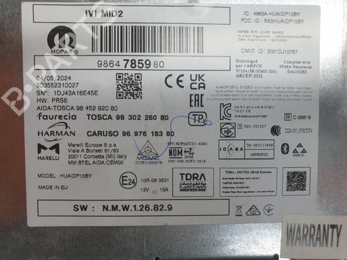 Electronic module OPEL ASTRA L Sports Tourer (O5)  | BP25823860M83 