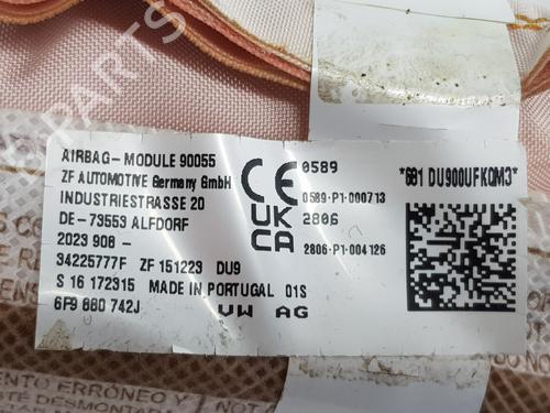 Right curtain airbag SEAT ARONA (KJ7, KJP)  | BP29194241C12 
