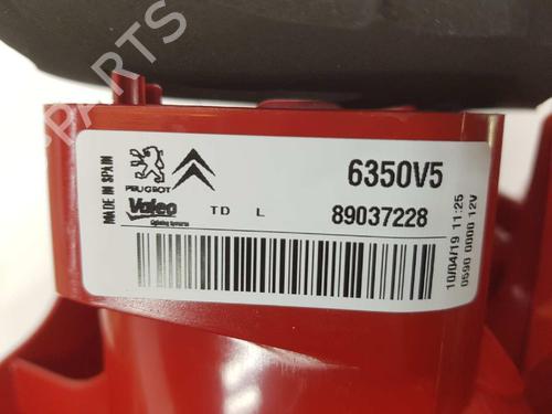 Left taillight PEUGEOT 1007 (KM_) 1.4 16V | BP7463065C34 