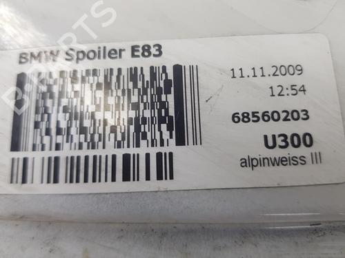 Rear spoiler BMW X3 (E83) xDrive 20 d | BP13732749C96 