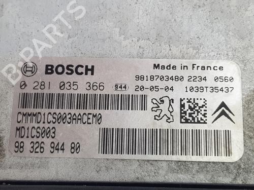 Engine control unit (ECU) CITROËN JUMPY III Van (V_) | BP38075811M57 - Image 3