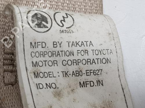 Rear left seatbelt TOYOTA LAND CRUISER PRADO (_J12_)  | BP25857976I29 