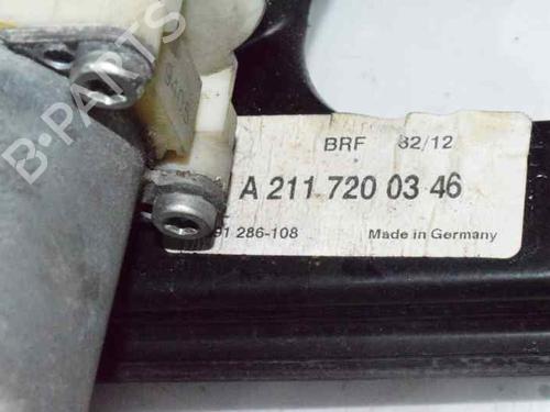 Front left window mechanism MERCEDES-BENZ E-CLASS (W211) E 220 CDI (211.008) | BP778027C22 