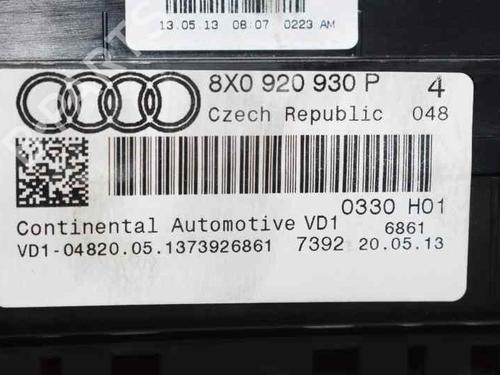 Instrument cluster AUDI A1 (8X1, 8XK) 1.6 TDI | BP774600C47 