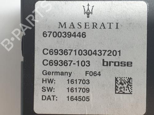Electronic module MASERATI LEVANTE SUV (M161) 3.0 D Q4 | BP26890236M83 