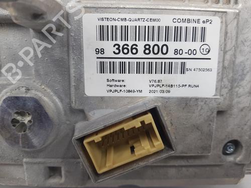 Instrument cluster PEUGEOT 208 II (UB_, UP_, UW_, UJ_) 1.2 PureTech 100 | BP9727725C47 