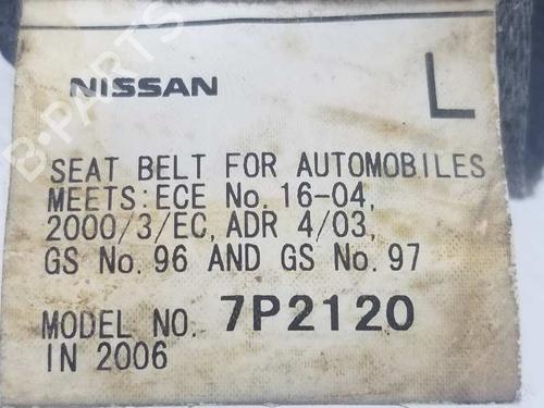 Rear left seatbelt NISSAN PATHFINDER III (R51) 2.5 dCi 4WD | BP7980603I29 