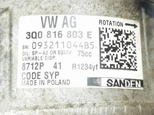 AC compressor MAN TGE Van 2.0 TDI (01V, 03V, 36V, UYB, UYC, UYD) | BP34706700M34 - Image 5