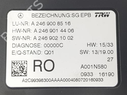 Electronic module MERCEDES-BENZ B-CLASS Sports Tourer (W246, W242) B 200 CDI / d (246.208) | BP10715377M83