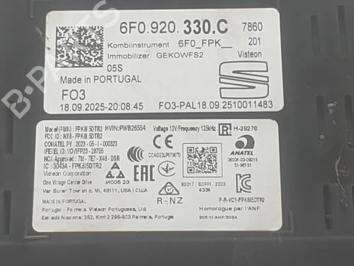 Instrument cluster SEAT ARONA (KJ7, KJP) 1.0 TSI | BP36670530C47 - Image 5