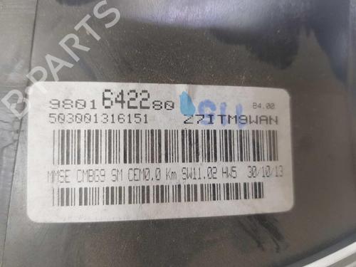 Instrument cluster PEUGEOT PARTNER Box Body/MPV 1.6 HDi | BP8066602C47 