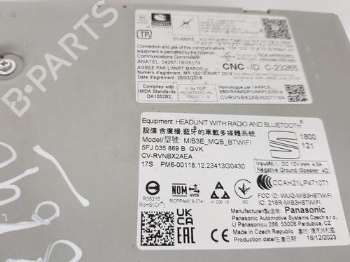 Display monitor SEAT IBIZA V (KJ1, KJG)  | BP27562780C48 